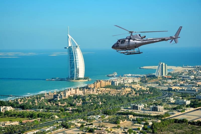 Dubai Helikoptertour über Burj al Arab